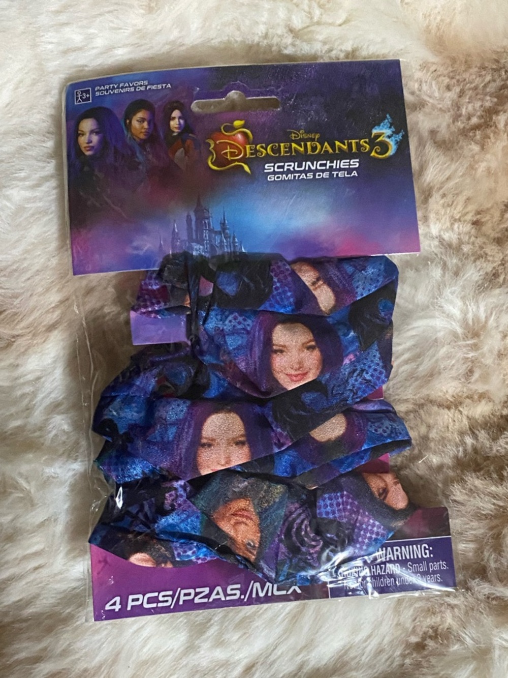 Disney Descendants 4 Pack Hair Scrunchies